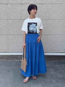 久米さん(レディース・153cm)の夏コーディネート