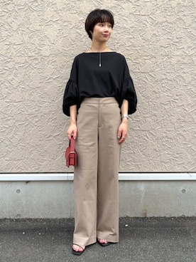 久米さん(レディース・153cm)の秋コーディネート