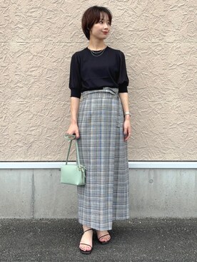 久米さん(レディース・153cm)の夏コーディネート
