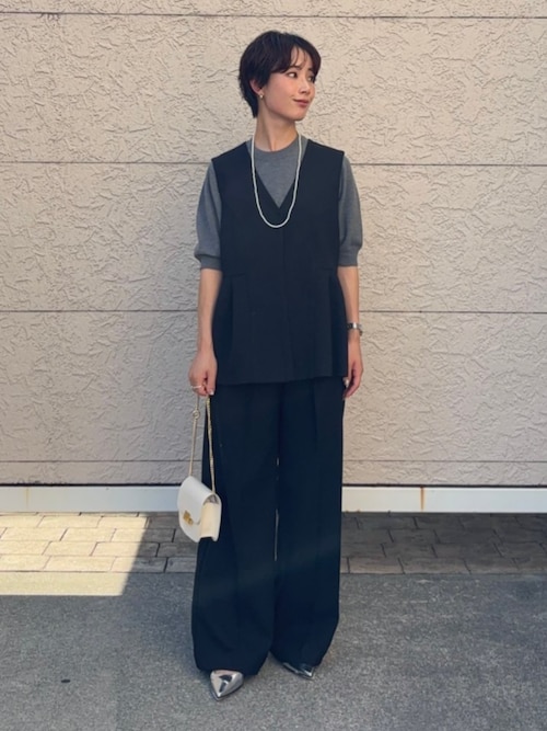 SHIPS Colors:〈手洗い可能〉14ゲージ ショートスリーブ ニット