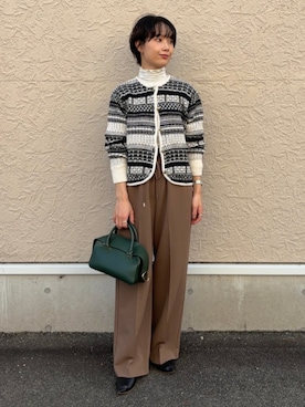 久米さん(レディース・153cm)の秋コーディネート
