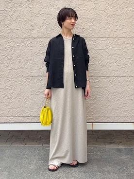 久米さん(レディース・153cm)の春コーディネート