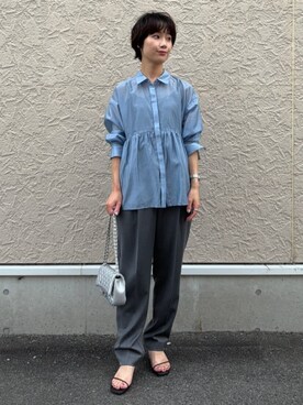 久米さん(レディース・153cm)の秋コーディネート