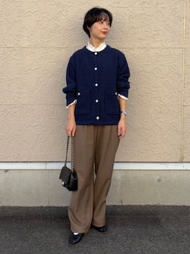 久米さん(レディース・153cm)の秋コーディネート