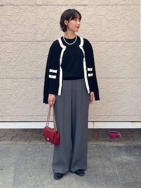 久米さん(レディース・153cm)の秋コーディネート