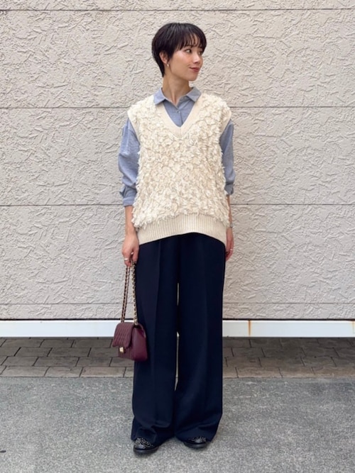 SHIPS Colors:〈手洗い可能〉フリンジ ベスト（ベスト）｜SHIPS Colors