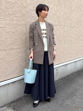 久米さん（レディース・153cm）の春コーディネート