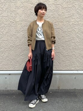 久米さん(レディース・153cm)の秋コーディネート