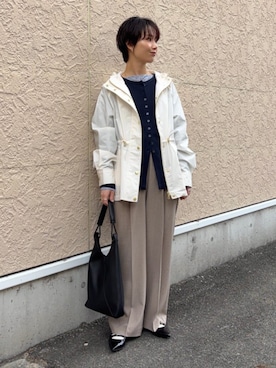 久米さん（レディース・153cm）の春コーディネート