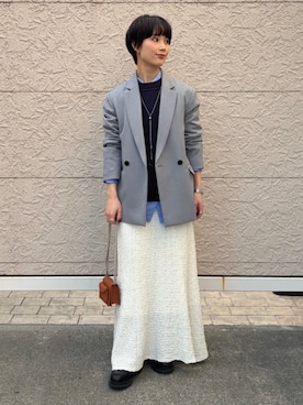 久米さん（レディース・153cm）の冬コーディネート