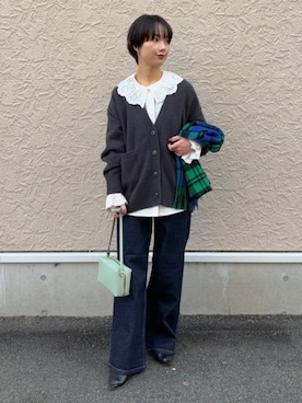 久米さん(レディース・153cm)の冬コーディネート