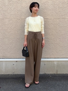 久米さん(レディース・153cm)の秋コーディネート