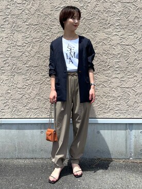 久米さん(レディース・153cm)の夏コーディネート
