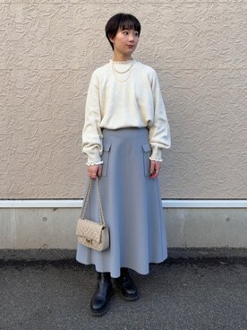久米さん(レディース・153cm)の冬コーディネート