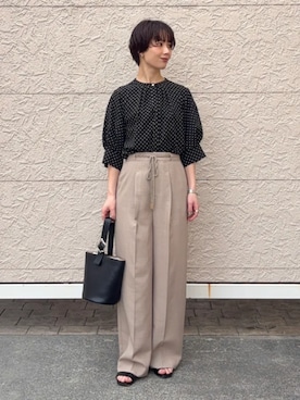久米さん（レディース・153cm）の春コーディネート