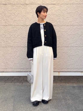 久米さん（レディース・153cm）の冬コーディネート