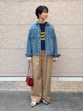 久米さん(レディース・153cm)の冬コーディネート