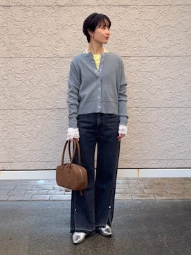 久米さん（レディース・153cm）の冬コーディネート