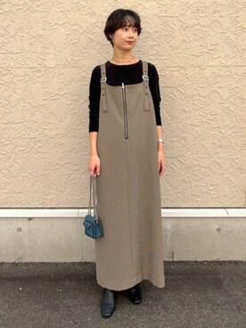 久米さん(レディース・153cm)の秋コーディネート