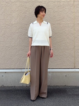 久米さん(レディース・153cm)の夏コーディネート