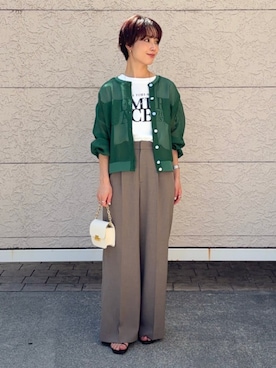 久米さんのコーディネート