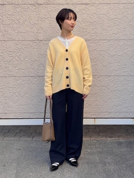 「シップス」｜久米さん（レディース・153cm）の冬コーディネート