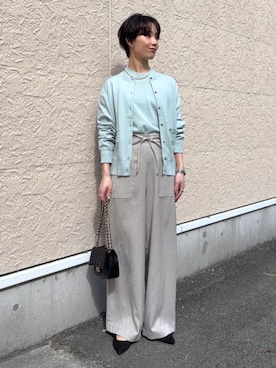 久米さん（レディース・153cm）の春コーディネート