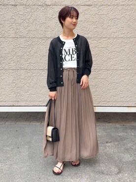 久米さん（レディース・153cm）の春コーディネート