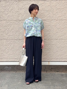 「ローヒール」｜久米さん（レディース・153cm）の春コーディネート
