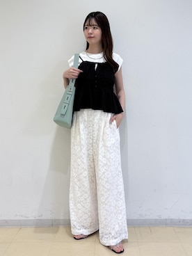 「VIS（ビス）のアイテム（アクセサリー）」を使った、yukm22さん（レディース・163cm）の夏コーディネート