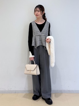 「VIS（ビス）のアイテム」を使った、yukm22さん（レディース・163cm）の秋コーディネート