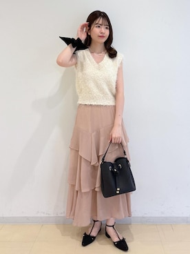 「アイテム（シュシュ）」を使った、yukm22さん（レディース・163cm・20代）の夏コーディネート