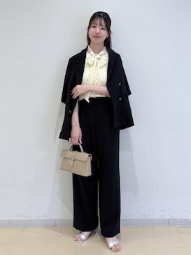 「VIS（ビス）のアイテム（パンツ）」を使った、yukm22さん（レディース・163cm）の夏コーディネート