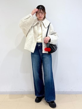 「アイテム（キーホルダー）」を使った、yukm22さん（レディース・163cm）の秋コーディネート