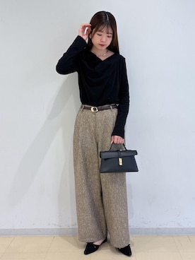 「ブルべ夏」｜yukm22さん（レディース・163cm）の秋コーディネート