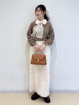 「ニット/セーター」｜yukm22さん（レディース・163cm）の冬コーディネート