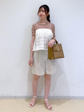 「ブルべ夏」｜yukm22さん（レディース・163cm）の夏コーディネート