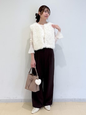 「アイテム（キーホルダー）」を使った、yukm22さん（レディース・163cm・20代）の秋コーディネート