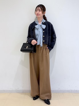 「ブルべ夏」｜yukm22さん（レディース・163cm）の秋コーディネート