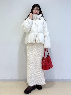 「アイテム（キーホルダー）」を使った、yukm22さん（レディース・163cm・20代）の秋コーディネート