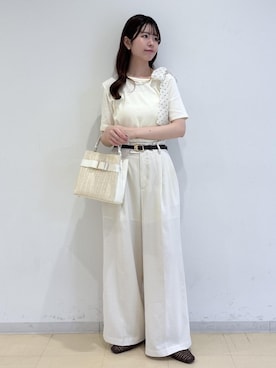 「VIS（ビス）のアイテム（アクセサリー）」を使った、yukm22さん（レディース・163cm）の夏コーディネート