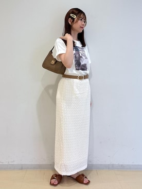 「アイテム（アクセサリー）」を使った、yukm22さん（レディース・163cm）の夏コーディネート