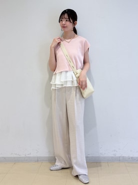「VIS（ビス）のアイテム（アクセサリー）」を使った、yukm22さん（レディース・163cm）の夏コーディネート
