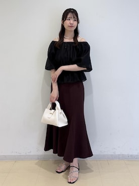 「VIS（ビス）のアイテム（アクセサリー）」を使った、yukm22さん（レディース・163cm）の夏コーディネート