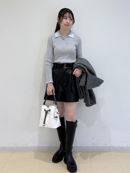 セール】サイドバックルタンクソールロングブーツ（ブーツ）｜Juze