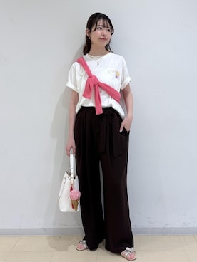 「VIS（ビス）のアイテム（アクセサリー）」を使った、yukm22さん（レディース・163cm）の夏コーディネート