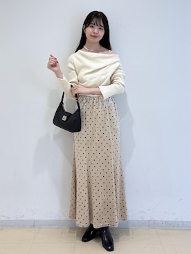 「VIS（ビス）のアイテム（トップス）」を使った、yukm22さん（レディース・163cm）の秋コーディネート