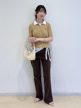 「POLO BCS（ポロ ビーシーエス）のアイテム」を使った、yukm22さん（レディース・163cm）の夏コーディネート