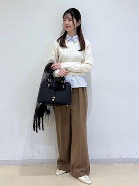 「Juze（ジュゼ）のアイテム」を使った、yukm22さん（レディース・163cm）の冬コーディネート