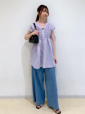 「ブルべ夏」｜yukm22さん（レディース・163cm）の夏コーディネート